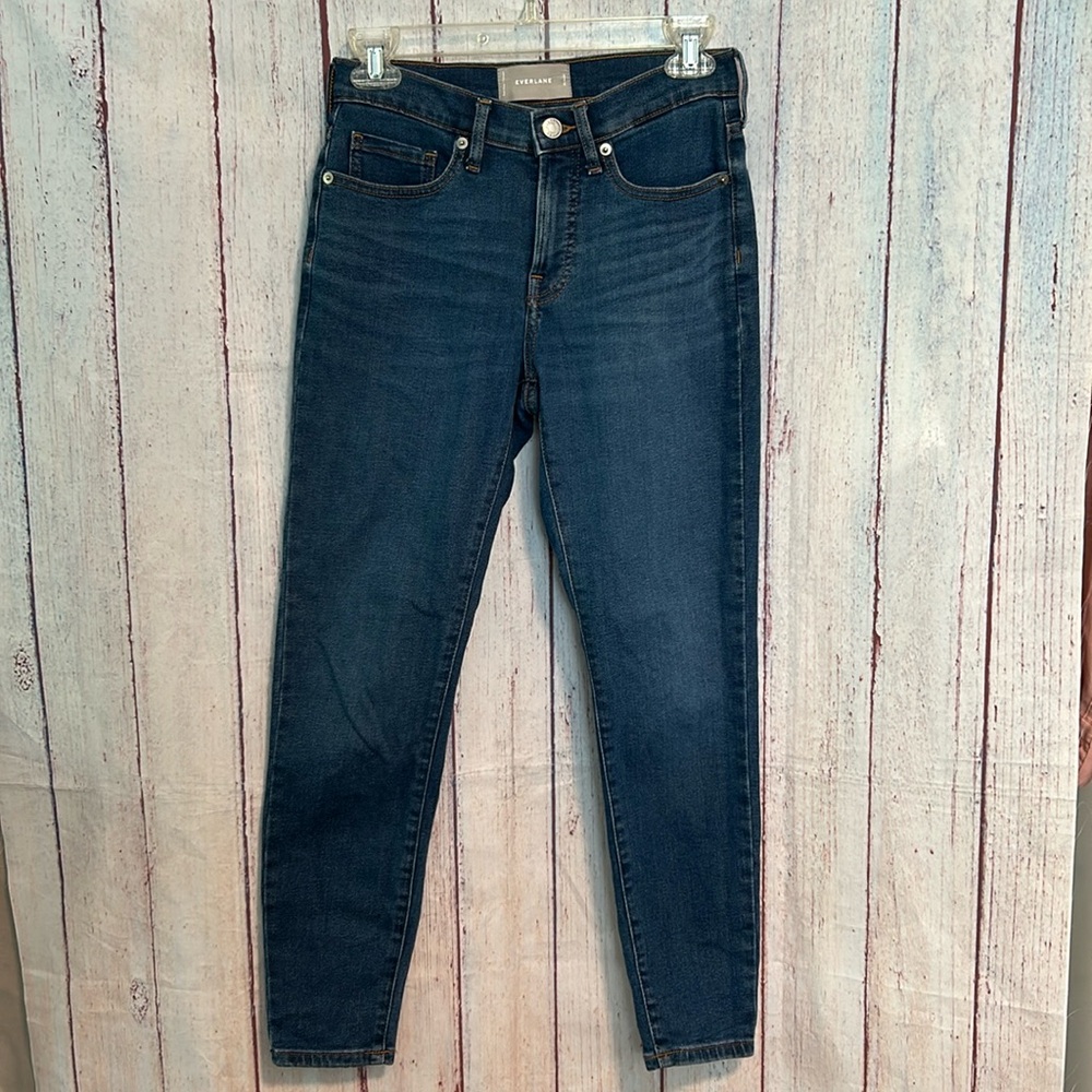 EUC Everlane The Mid Rise Skinny Jean Crop